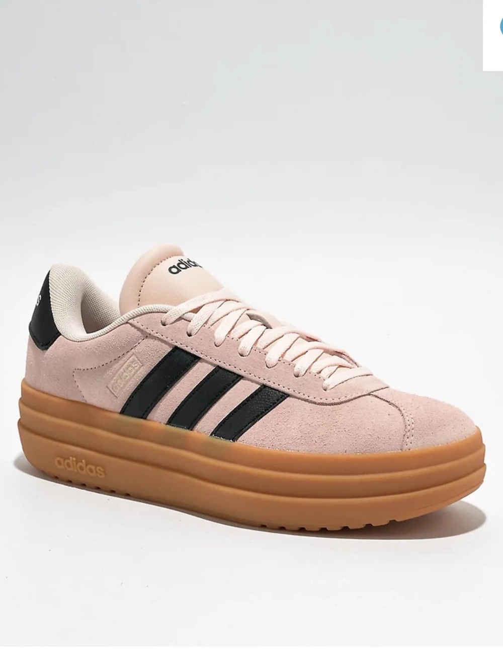 Adidas VL Court Bold Wonder Quartz & Core Black Platform Shoes